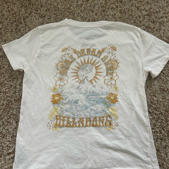 Billabong Kids White T-Shirt - Picture 2 of 4